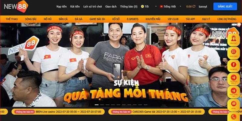 Tổng quan về nền tảng giải trí NEW88